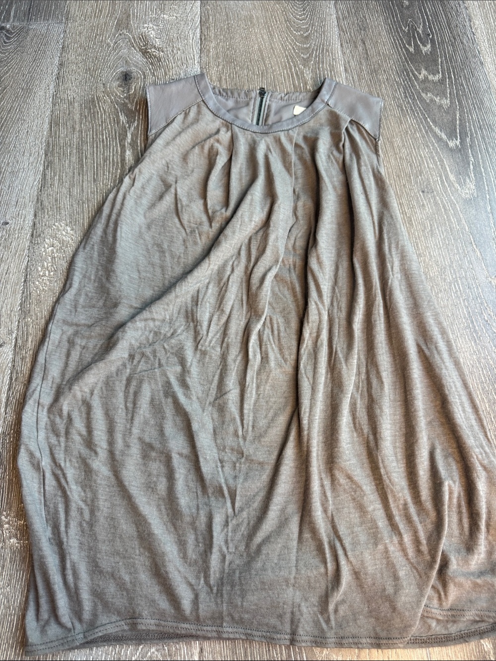 Helmut Lang Brown Sleeveless Tunic AZ0684